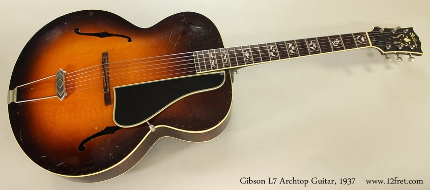 Gibson L7 Archtop Guitar, 1937 Full Front View