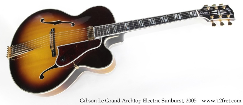 Gibson Le Grand Archtop Electric Sunburst, 2005 Full Front View
