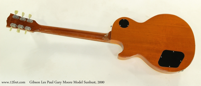 Gibson Les Paul Gary Moore Model Sunbust, 2000  Full Rear View