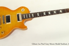 Gibson Les Paul Gary Moore Model Sunbust, 2000  Full Front View