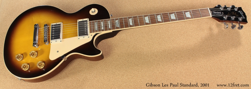 Gibson Les Paul Standard 2001 full front view