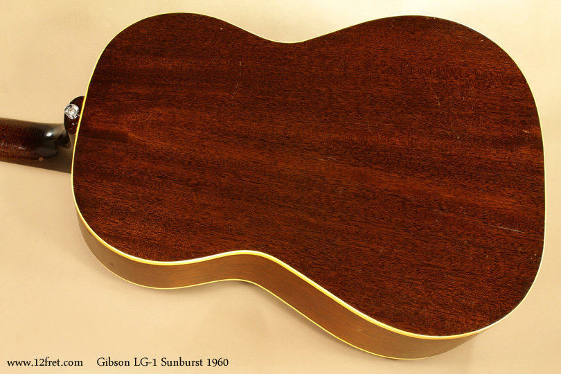 Gibson LG-1 Sunburst 1960 back