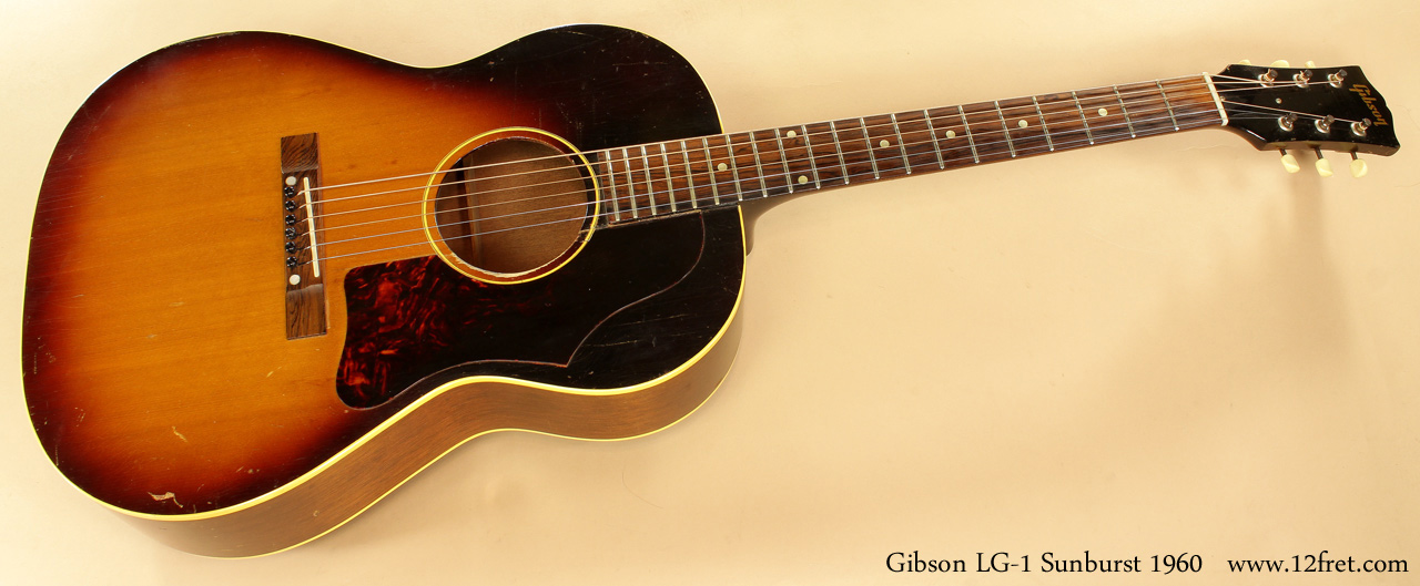 Gibson LG-1 Sunburst 1960 full front view