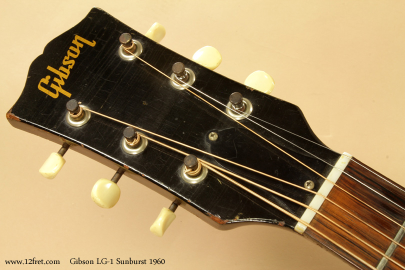 Gibson LG-1 Sunburst 1960 head front