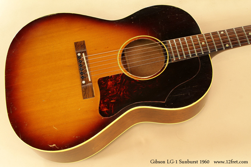 Gibson LG-1 Sunburst 1960 top