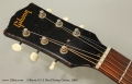 Gibson LG-2 Steel String Guitar, 1960 Head Front View
