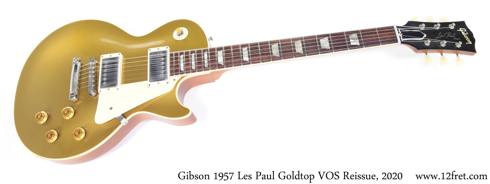 Gibson 1957 Les Paul Goldtop VOS Reissue, 2020 Full Front View