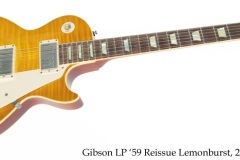 Gibson LP '59 Reissue Lemonburst, 2013 Full Front View