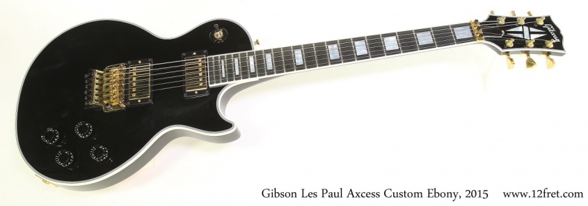 Gibson Les Paul Axcess Custom Ebony, 2015 Full Front View