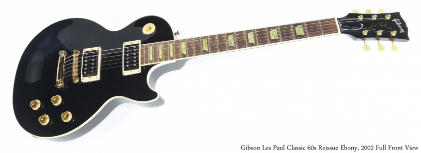 Gibson Les Paul Classic 60s Reissue Ebony, 2002 Full Front View