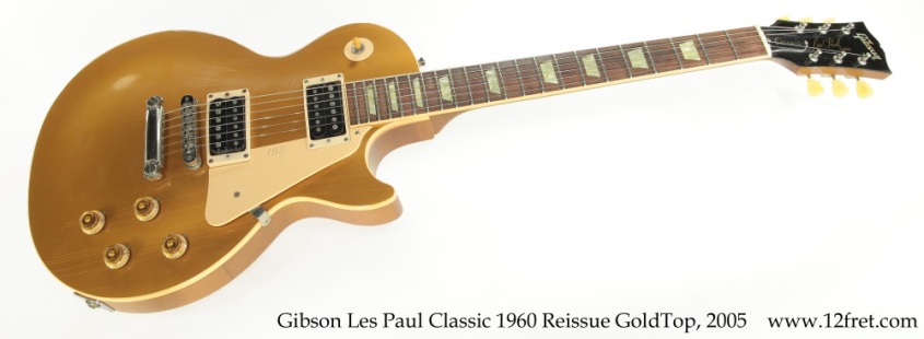 Gibson Les Paul Classic GoldTop, 2005 Full Front View