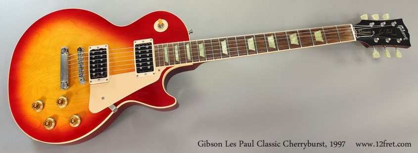 Gibson Les Paul Classic Cherryburst, 1997 Full Front View