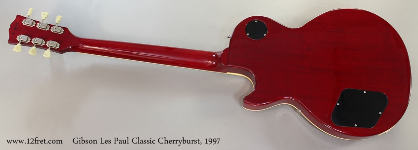 Gibson Les Paul Classic Cherryburst, 1997 Full Rear View