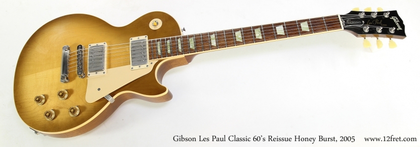 Gibson Les Paul Classic 60's Reissue Honey Burst, 2005   Full Front View