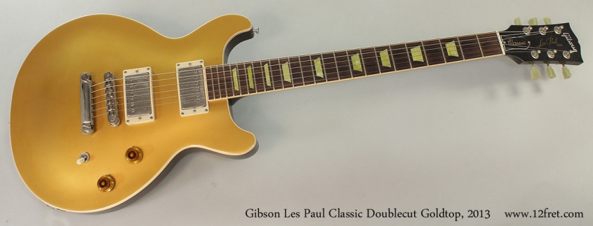 Gibson Les Paul Classic Doublecut Goldtop, 2013 Full Front View