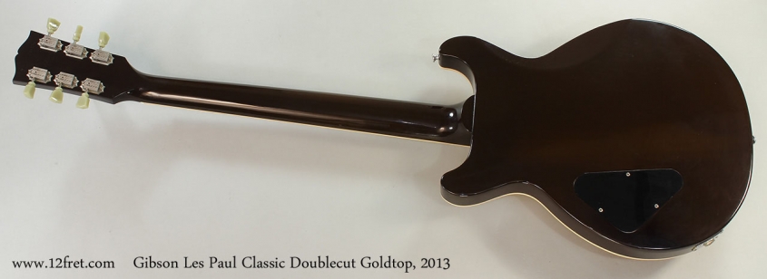 Gibson Les Paul Classic Doublecut Goldtop, 2013 Full Rear View