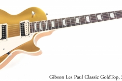 Gibson Les Paul Classic GoldTop, 2017 Full Front View