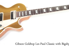 Gibson Goldtop Les Paul Classic with Bigsby, 2017 Full Front View