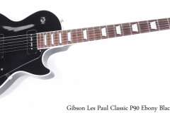 Gibson Les Paul Classic P90 Ebony Black, 2018 Full Front View