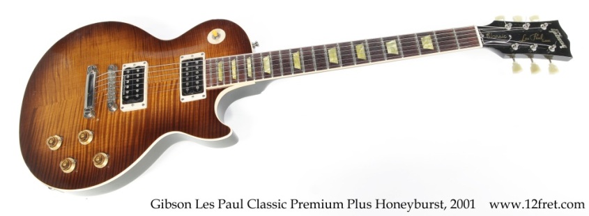 Gibson Les Paul Classic Premium Plus Honeyburst, 2001 Full Front View