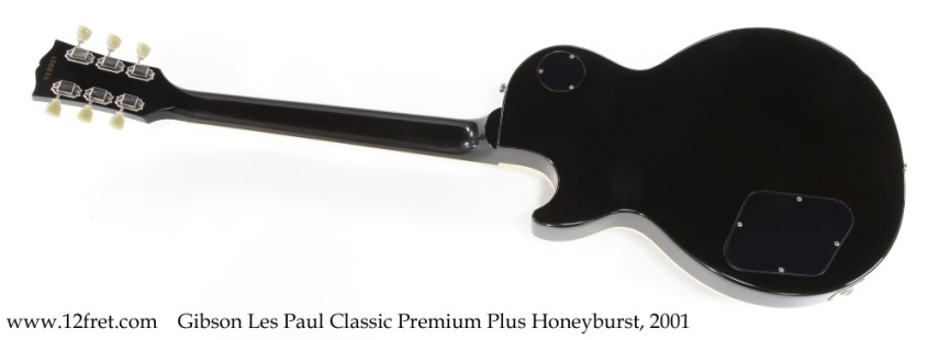 Gibson Les Paul Classic Premium Plus Honeyburst, 2001 Full Rear View