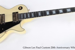 Gibson Les Paul Custom 20th Anniversary White, 1974 Full Front View