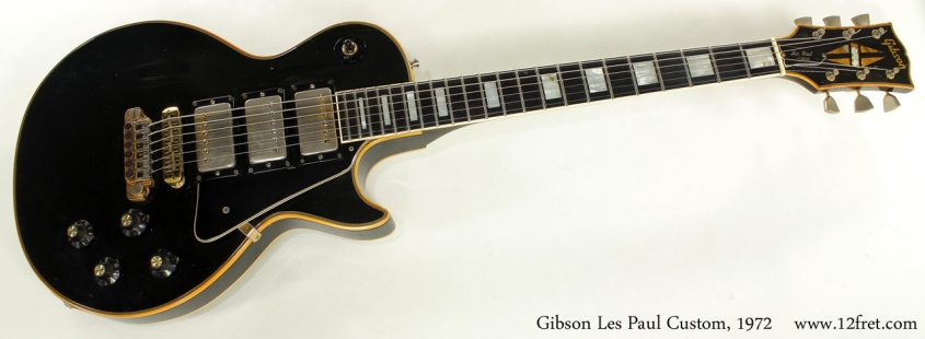 Gibson Les Paul Custom 1972 full front view