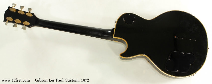Gibson Les Paul Custom 1972 full rear view
