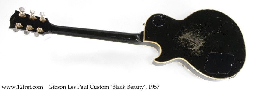 Gibson Les Paul Custom 'Black Beauty', 1957 Full Rear View