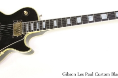 Gibson Les Paul Custom Black, 1974 Full Front View