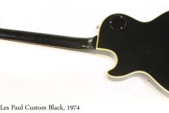 Gibson Les Paul Custom Black, 1974 Full Rear View