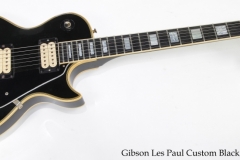 Gibson Les Paul Custom Black, 1981 Full Front View