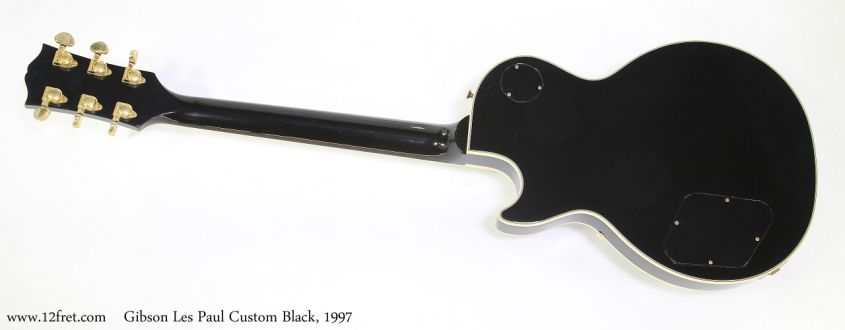Gibson Les Paul Custom Black, 1997   Full Rear View