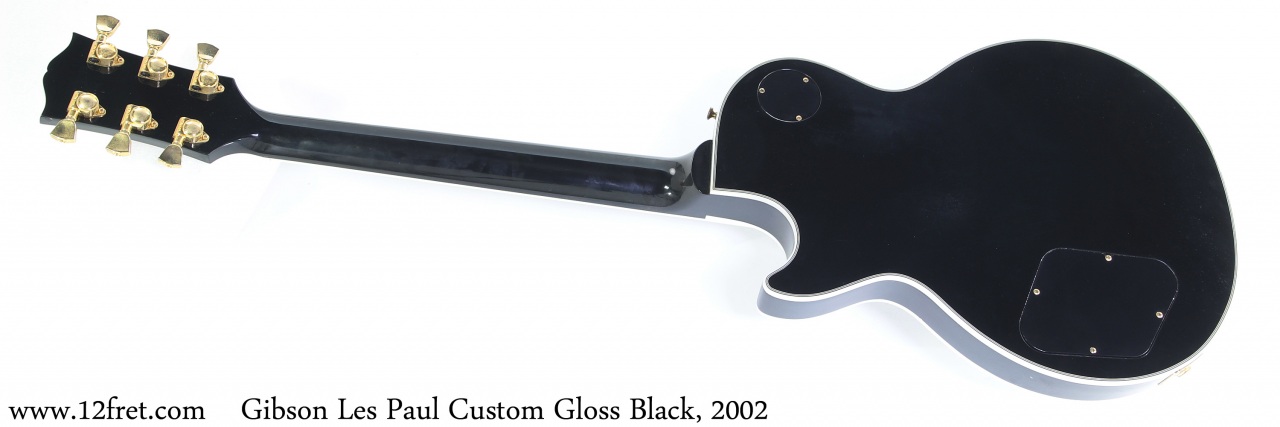 Gibson Les Paul Custom Gloss Black, 2002 Full Rear View