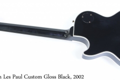 Gibson Les Paul Custom Gloss Black, 2002 Full Rear View