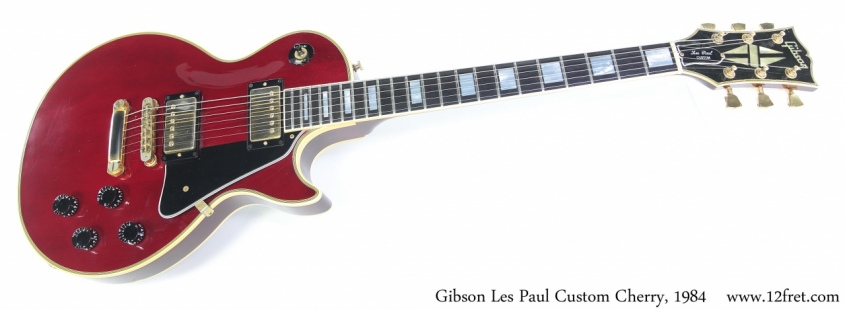 Gibson Les Paul Custom Cherry, 1984 Full Front View