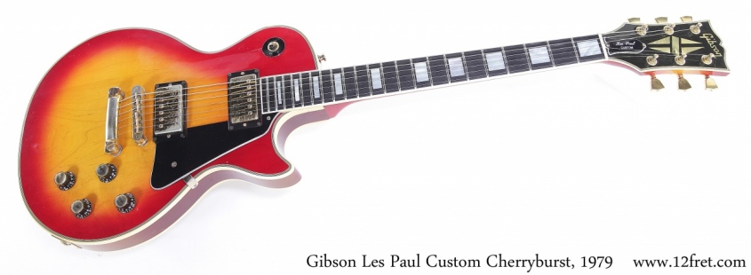 Gibson Les Paul Custom Cherryburst, 1979 Full Front View