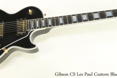 Gibson CS Les Paul Custom Black, 2014 Full Front View