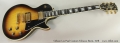 Gibson Les Paul Custom Tobacco Burst, 1978 Full Front VIew