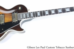 Gibson Les Paul Custom Tobacco Sunburst, 1982 Full Front View
