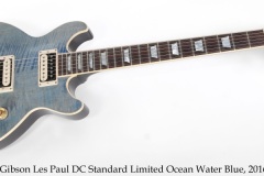 Gibson Les Paul DC Standard Limited Ocean Water Blue, 2016 Full Front View