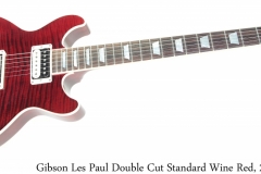 Gibson Les Paul Double Cut Standard Wine Red, 2016 Full Front View