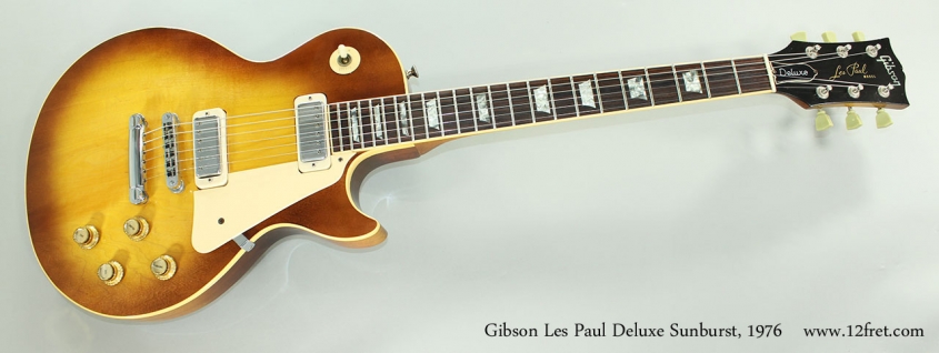 Gibson Les Paul Deluxe Sunburst, 1976 Full Front View