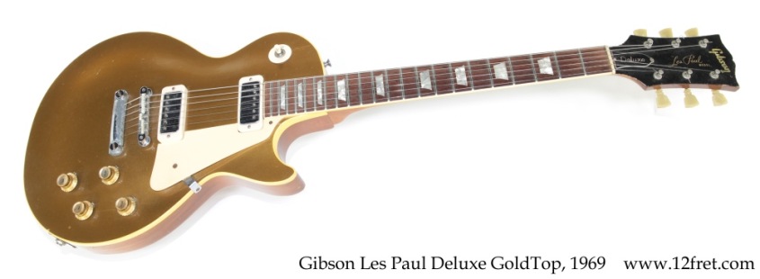 Gibson Les Paul Deluxe GoldTop, 1969 Full Front View