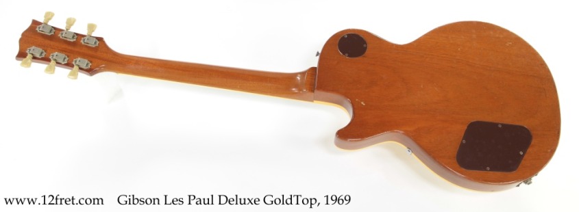 Gibson Les Paul Deluxe GoldTop, 1969 Full Rear View