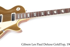 Gibson Les Paul Deluxe GoldTop, 1969 Full Front View