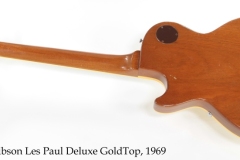 Gibson Les Paul Deluxe GoldTop, 1969 Full Rear View