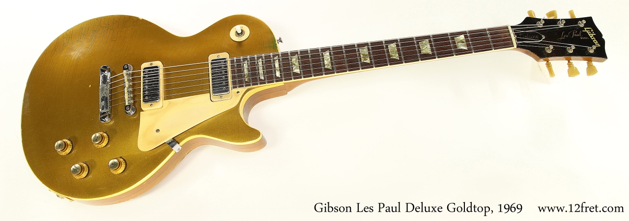 Gibson Les Paul Deluxe Goldtop, 1969 Full Front View