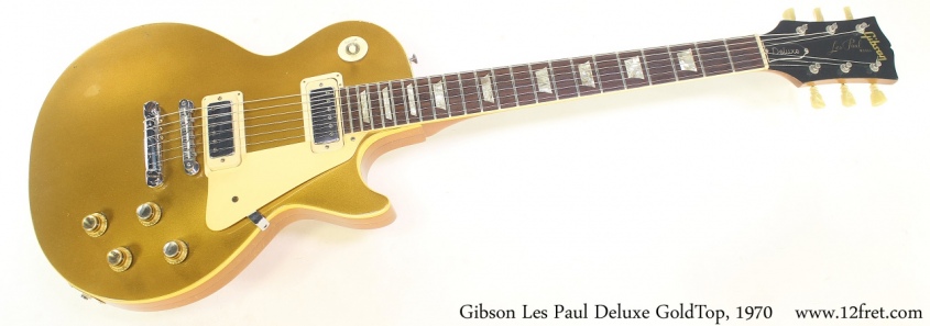 Gibson Les Paul Deluxe GoldTop, 1970 Full Front View