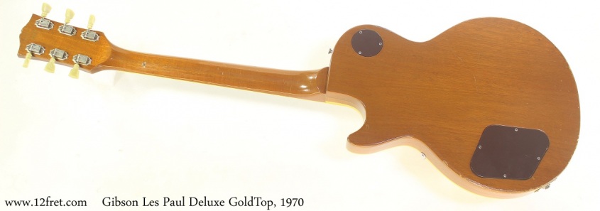 Gibson Les Paul Deluxe GoldTop, 1970 Full Rear View